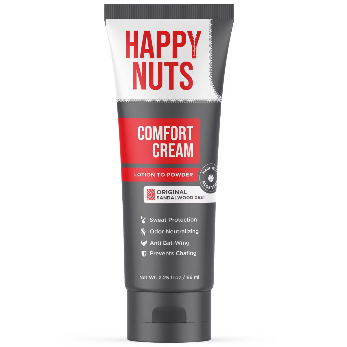 Happy Nuts Anti-Chafing Comfort Cream Deodorant - Original - 2.25 fl oz | Target
