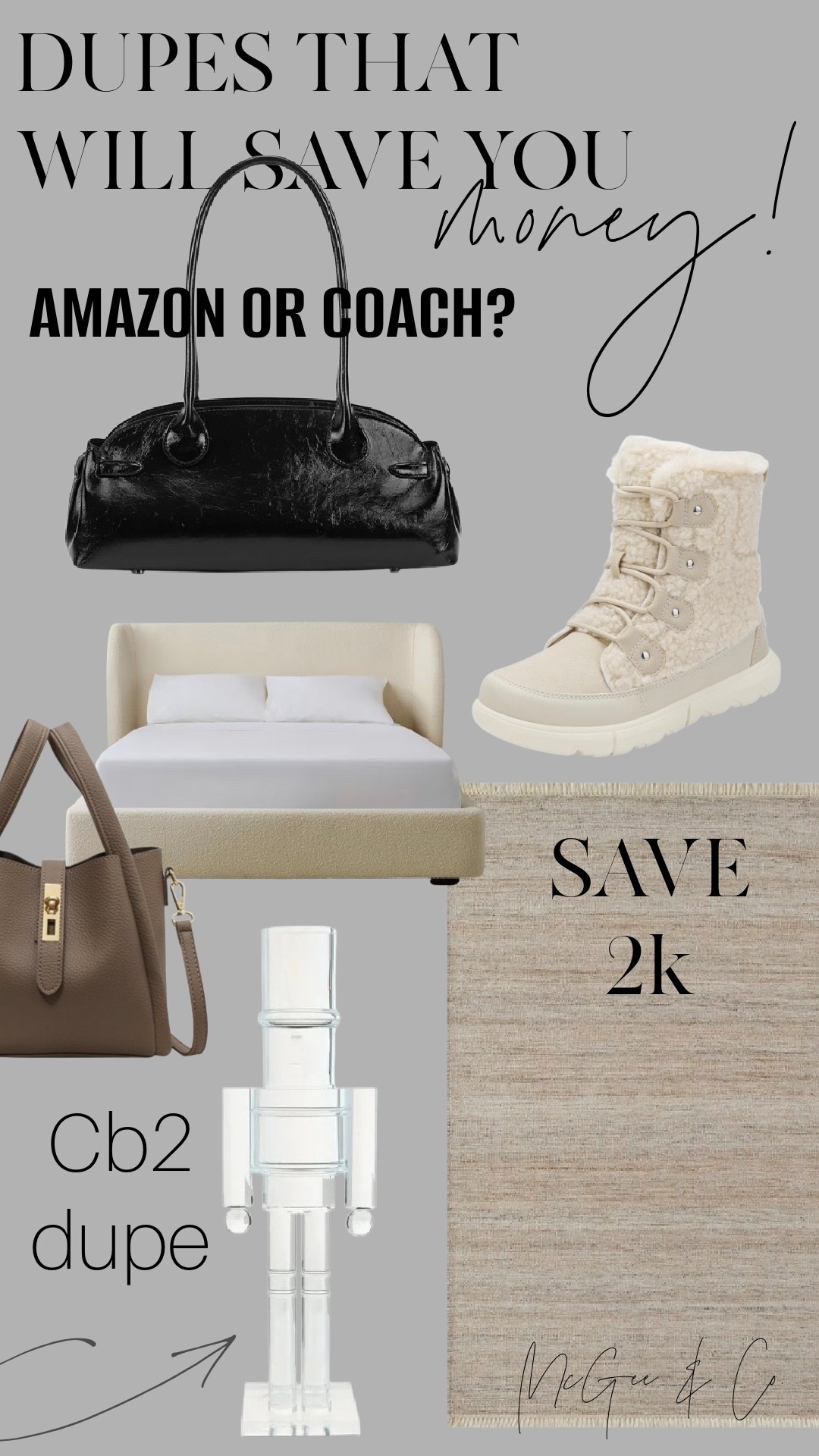 Designer vibes on an Amazon budget. These are my favorite Coach, CB2, and McGee & Co inspired finds — all for less and all worth it.

#LTKHome #LTKGiftGuide #LTKU