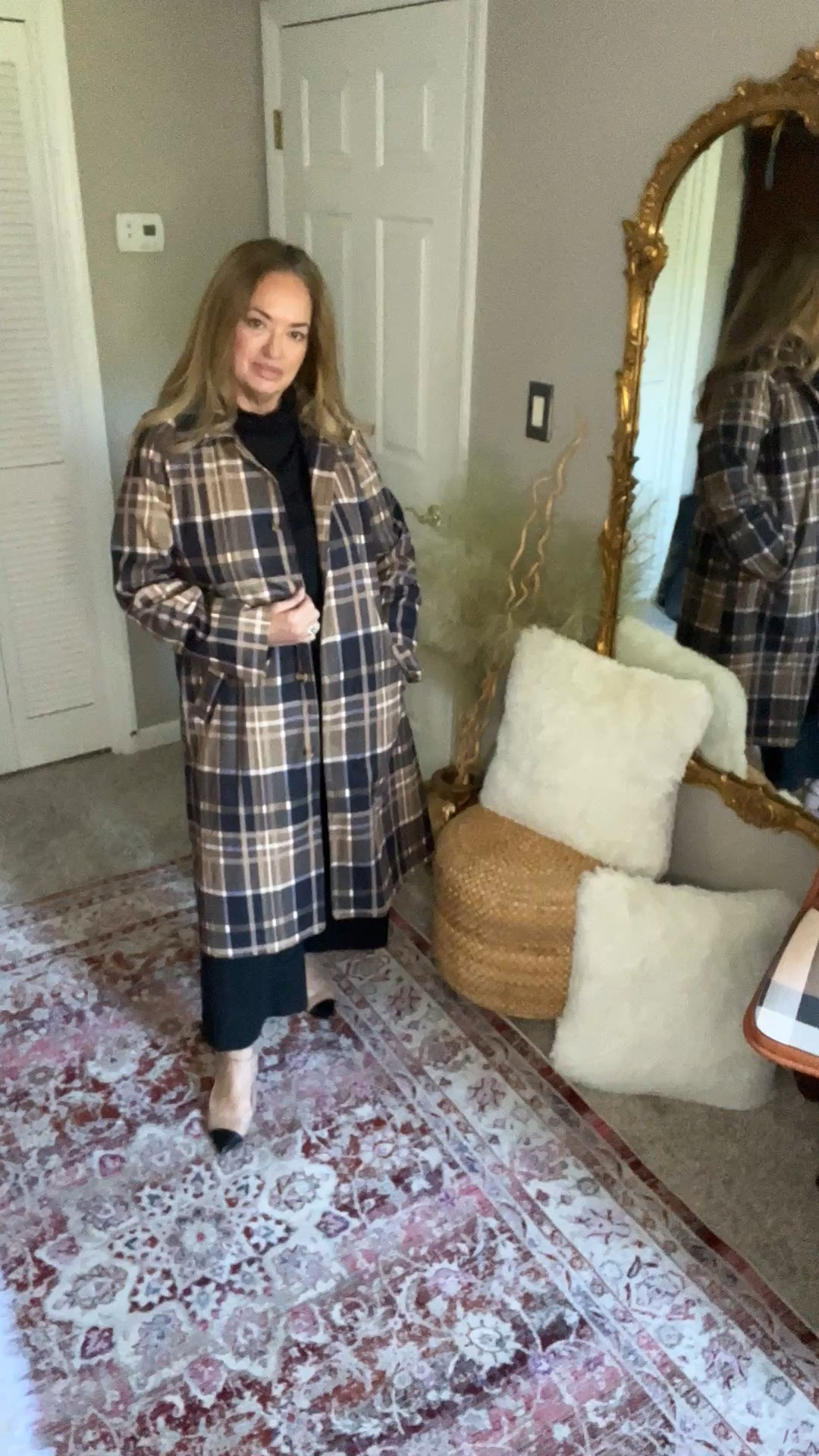 A work horse plaid trench coat for Fall!
Absolutely sophisticated and it will work with so many looks to instantly elevate your entire look!

#LTKdayinmylife #LTKootd #LTKWorkwear