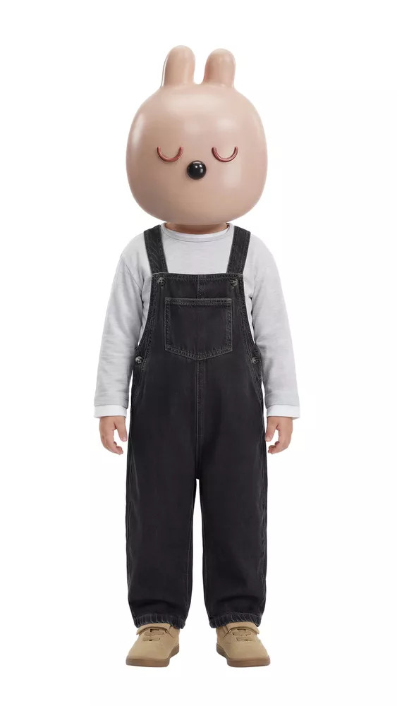 Long denim dungarees with a straight neckline and straps. Features a front button fastening and s... | Zara UK