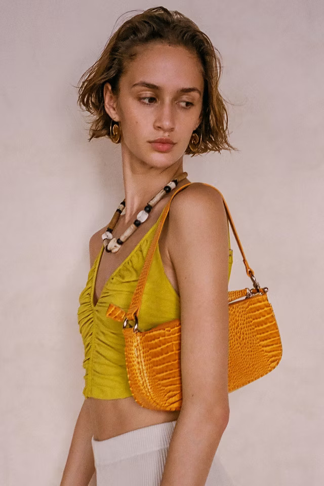 UO Croc Baguette Bag | Urban Outfitters (US and RoW)