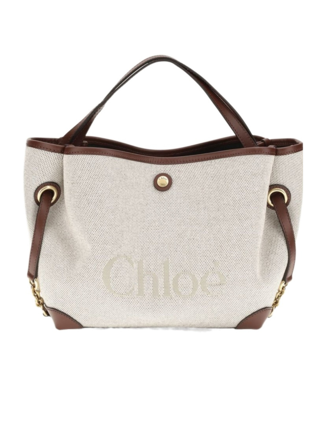 Chlo\u00e9 Clover Logo Canvas Tote Bag | Senser US