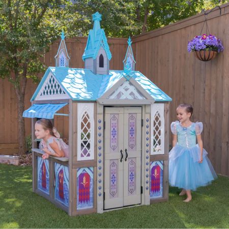 How many playhouses is too many playhouses?! I love this KidKraft Disney® Frozen Arendelle Wooden Playhouse originally $349.97, on sale for $249!! 

#LTKkids