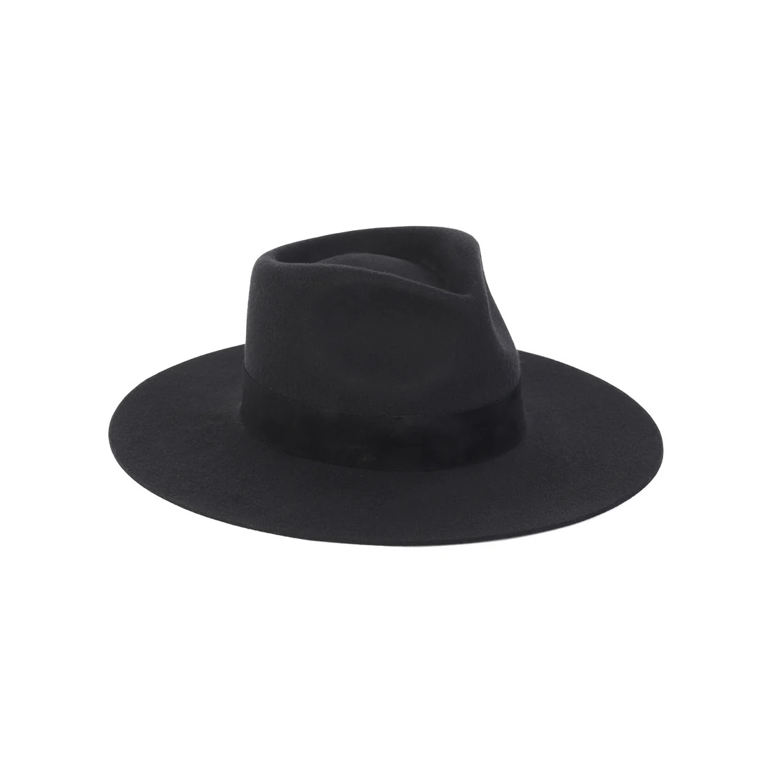 The Mirage Wool Felt Fedora Hat in Black - Lack of Color US | Lack of Color
