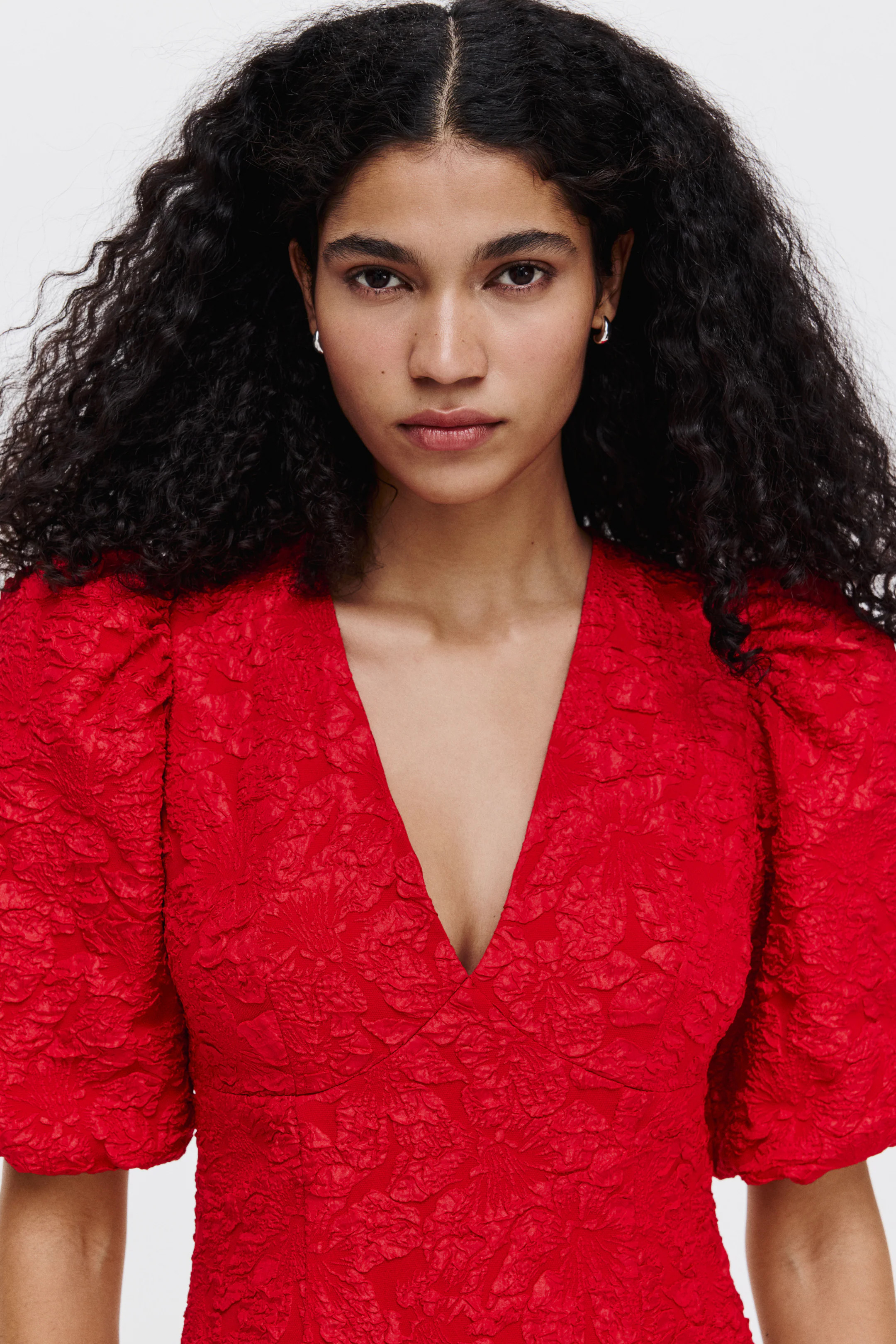 Puff-Sleeved Dress | H&M (US + CA)