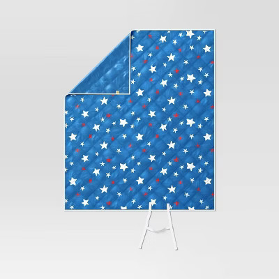 Star Picnic Blanket White/Blue - Sun Squad™ | Target