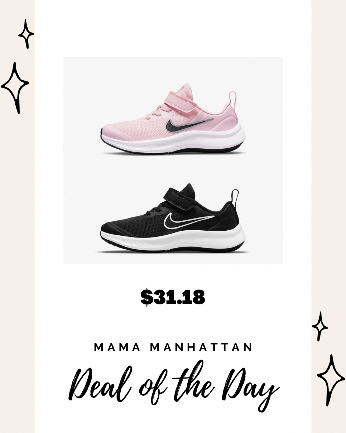 Another insane Nike deal! Little Kids Star Runners for $31!! Remember to log in and use code ULTIMATE to get the extra discount. Lots of colors to choose from!

#LTKkids #LTKunder50 #LTKsalealert
