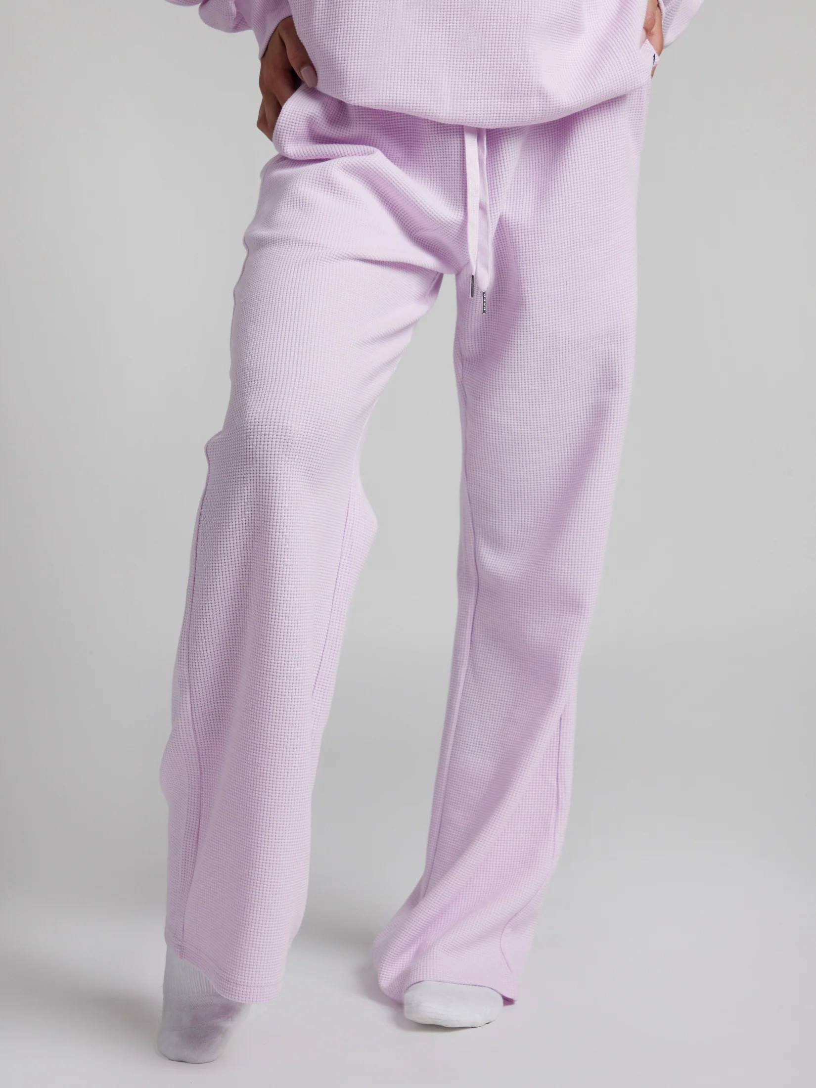 Comfrt Waffle Lounge Pant | Opal | Purple | M | Medium | Comfrt