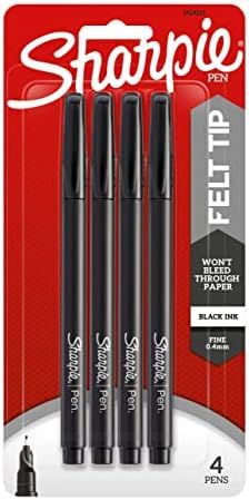 Sharpie Wraps Pen, Fine Point, 4-Pack, Black (1924213) | Amazon (US)