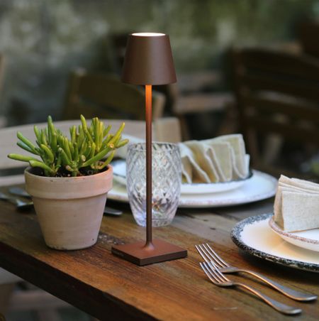 Loving the look of these outdoor wireless lamps! Perfect for dining outside in the summer. 

#lighting #outdoordining 



#LTKSeasonal #LTKhome #LTKstyletip