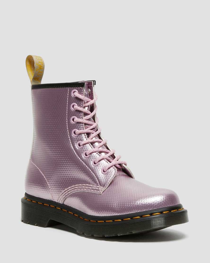 DR MARTENS Vegan 1460 Metallic Emboss Lace Up Boots | Dr Martens (UK)