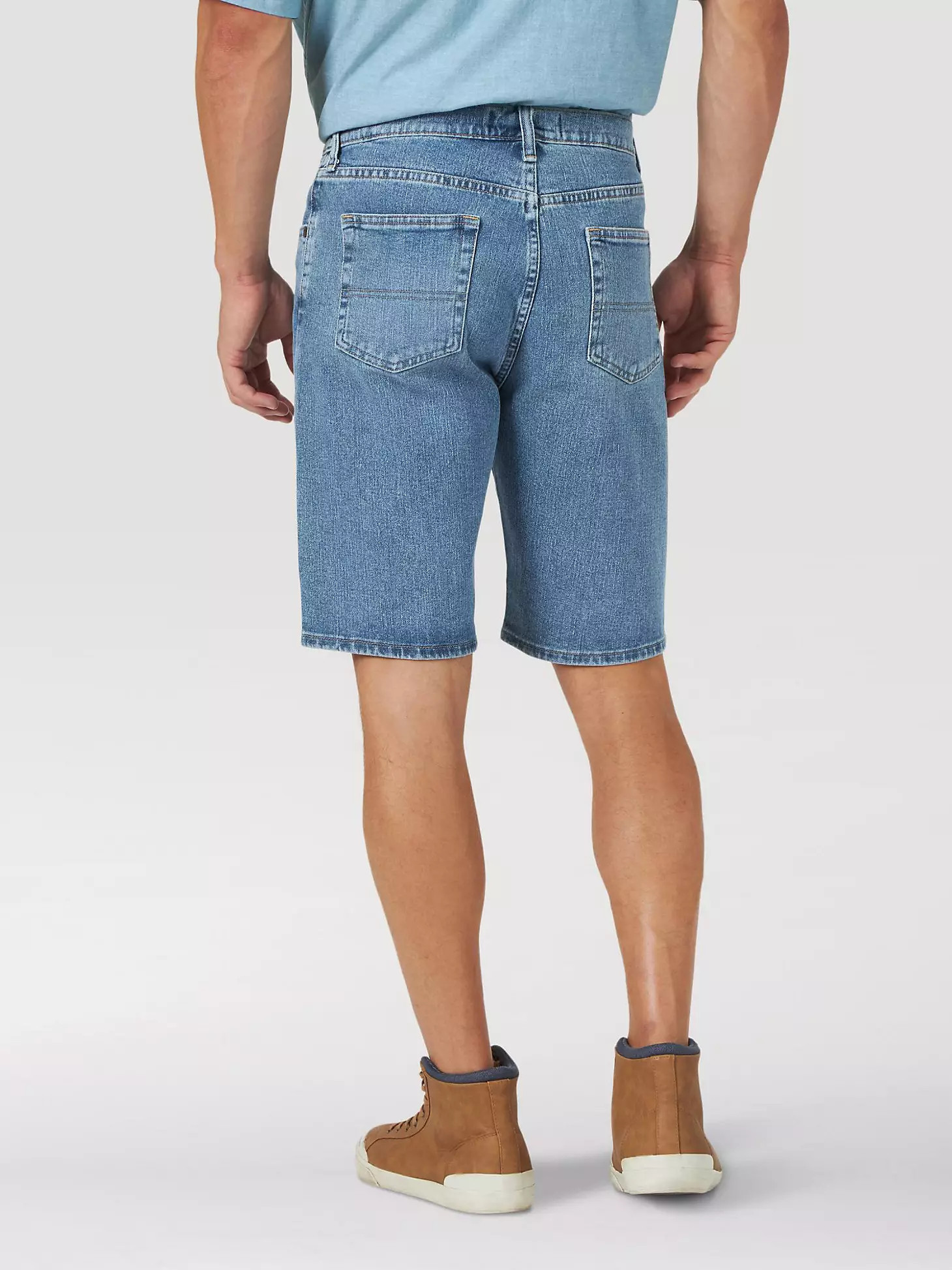 Men's Wrangler Authentics® Relaxed Jean Short in Stonewash Light | Wrangler