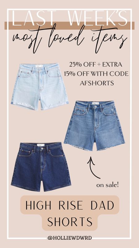 Abercrombie sale! 15% off almost everything, 25% off shorts + an EXTRA 15% off your order with code AFSHORTS 



#LTKSaleAlert