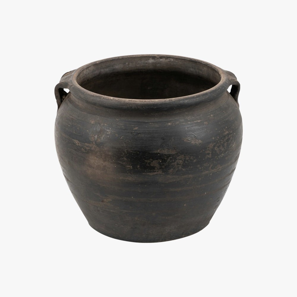 Vintage Pottery Handled Pot | Dear Keaton