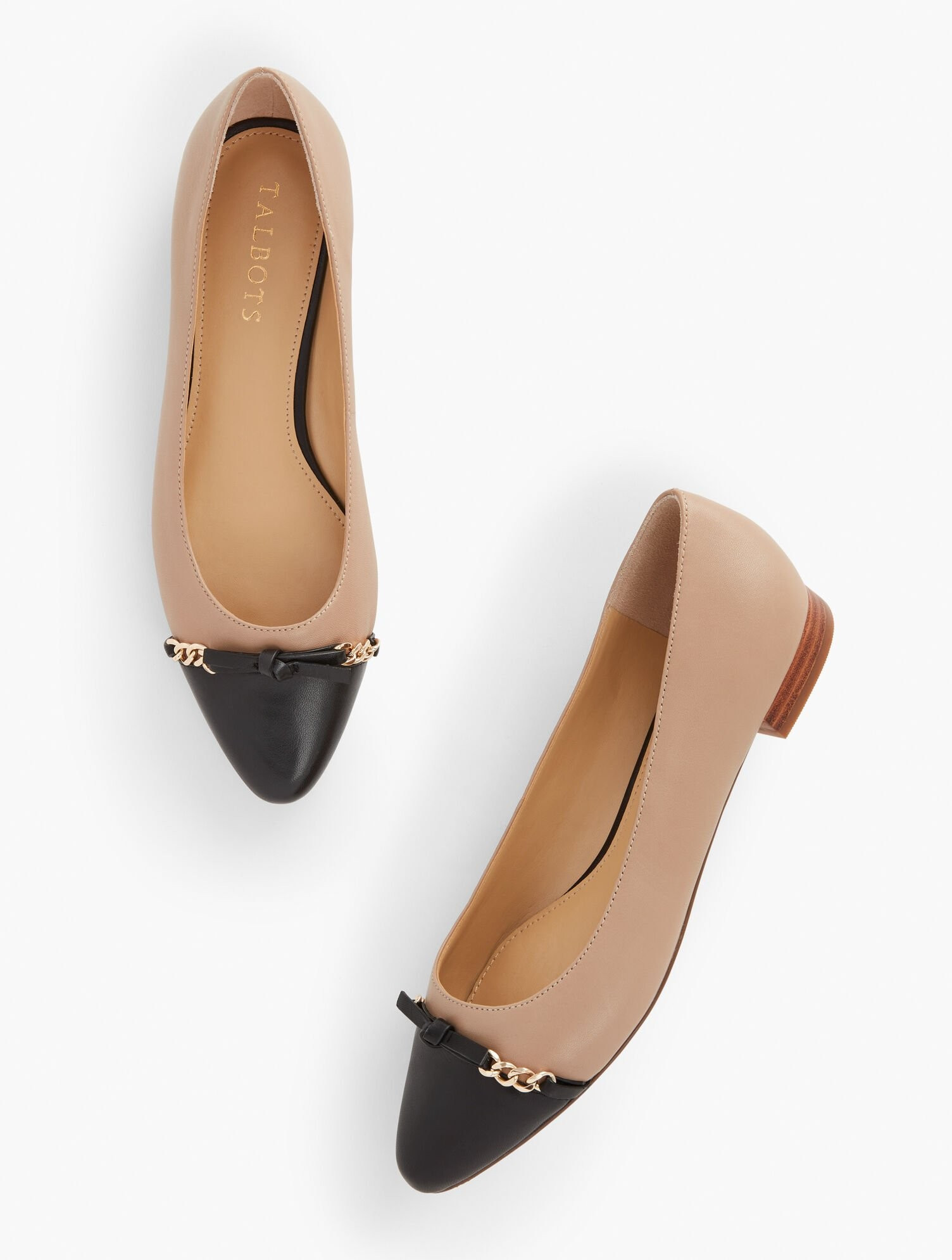 Edison Embellished Nappa Flats | Talbots