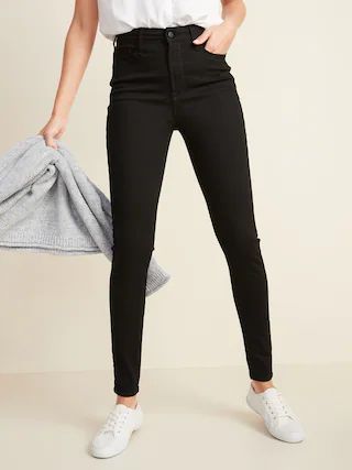 High-Waisted Built-In Sculpt Never-Fade Rockstar Jeans For Women | Old Navy (US)