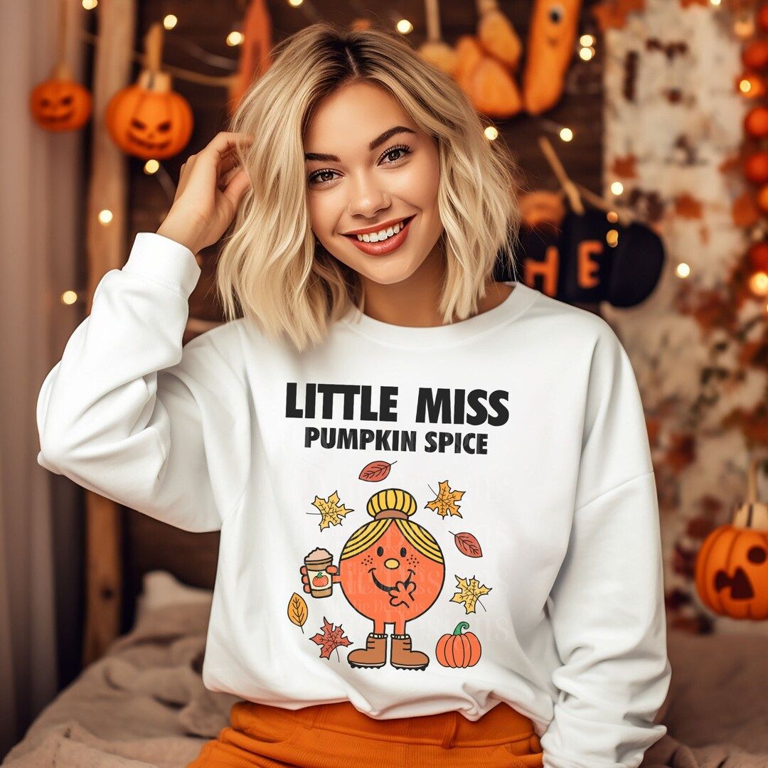 Little Miss Pumpkin Spice Sweatshirt Fall Shirt Women's - Etsy | Etsy (US)