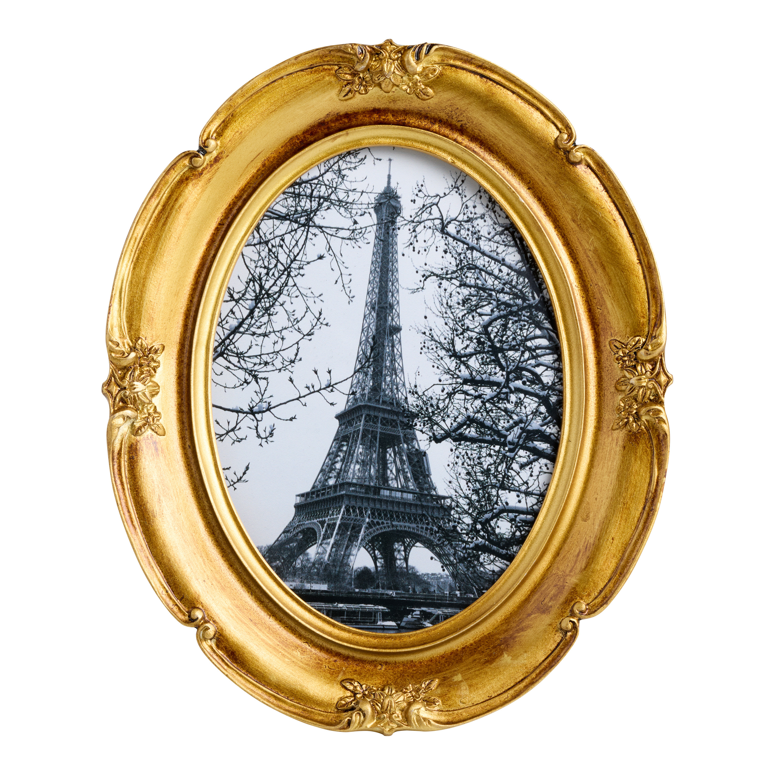 Oval Antique Gold Resin Vintage Picture Frame | World Market