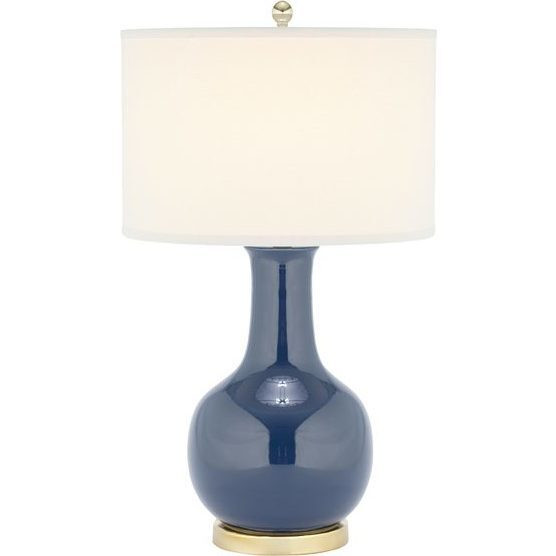 Paris Ceramic Table Lamp, Navy | Maisonette