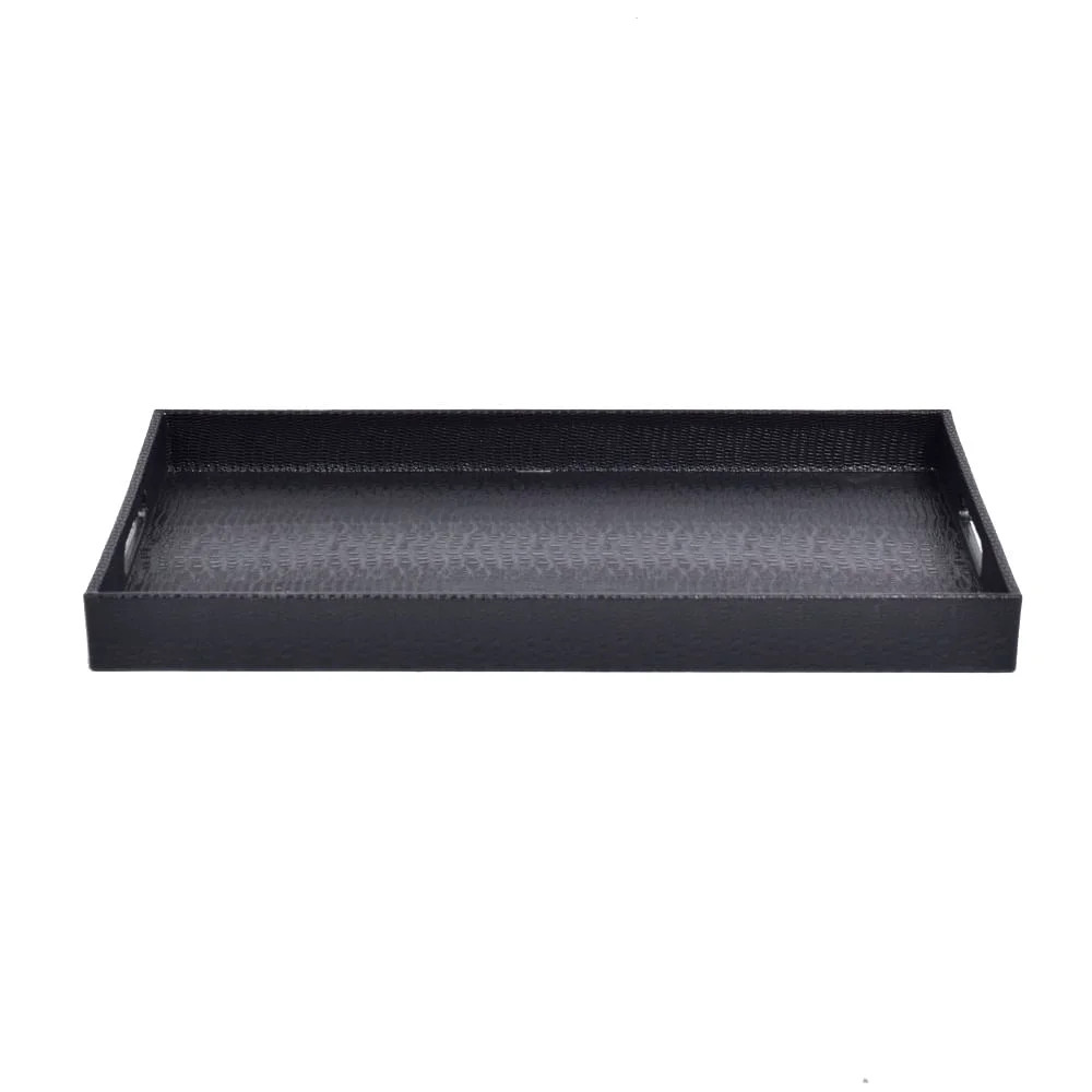 Bandeja Leather em Plástico 4x30x46cm Kenya - Camicado | Camicado (BR)
