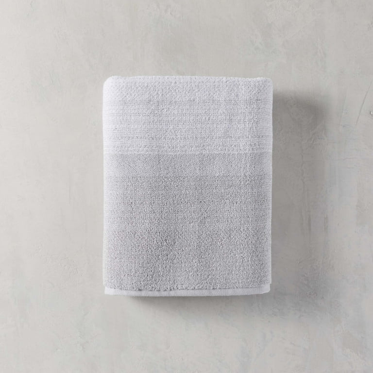 Better Homes & Gardens Signature Soft Heathered Bath Towel, Soft Silver | Walmart (US)