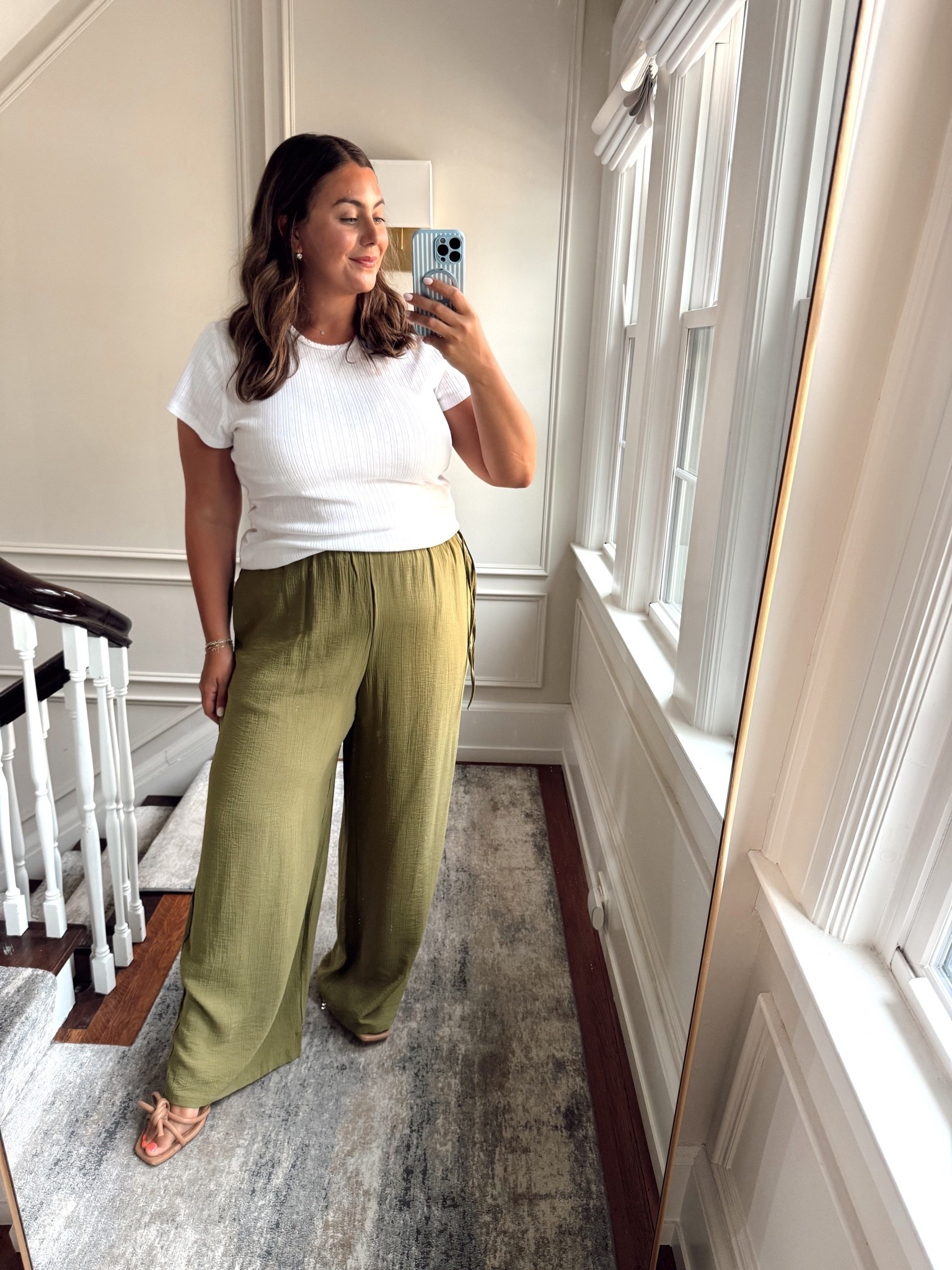 Wearing size 1X in pants & XXL tall in top. - early fall outfit - wide leg pants - flowy pants

#LTKSeasonal #LTKPlusSize