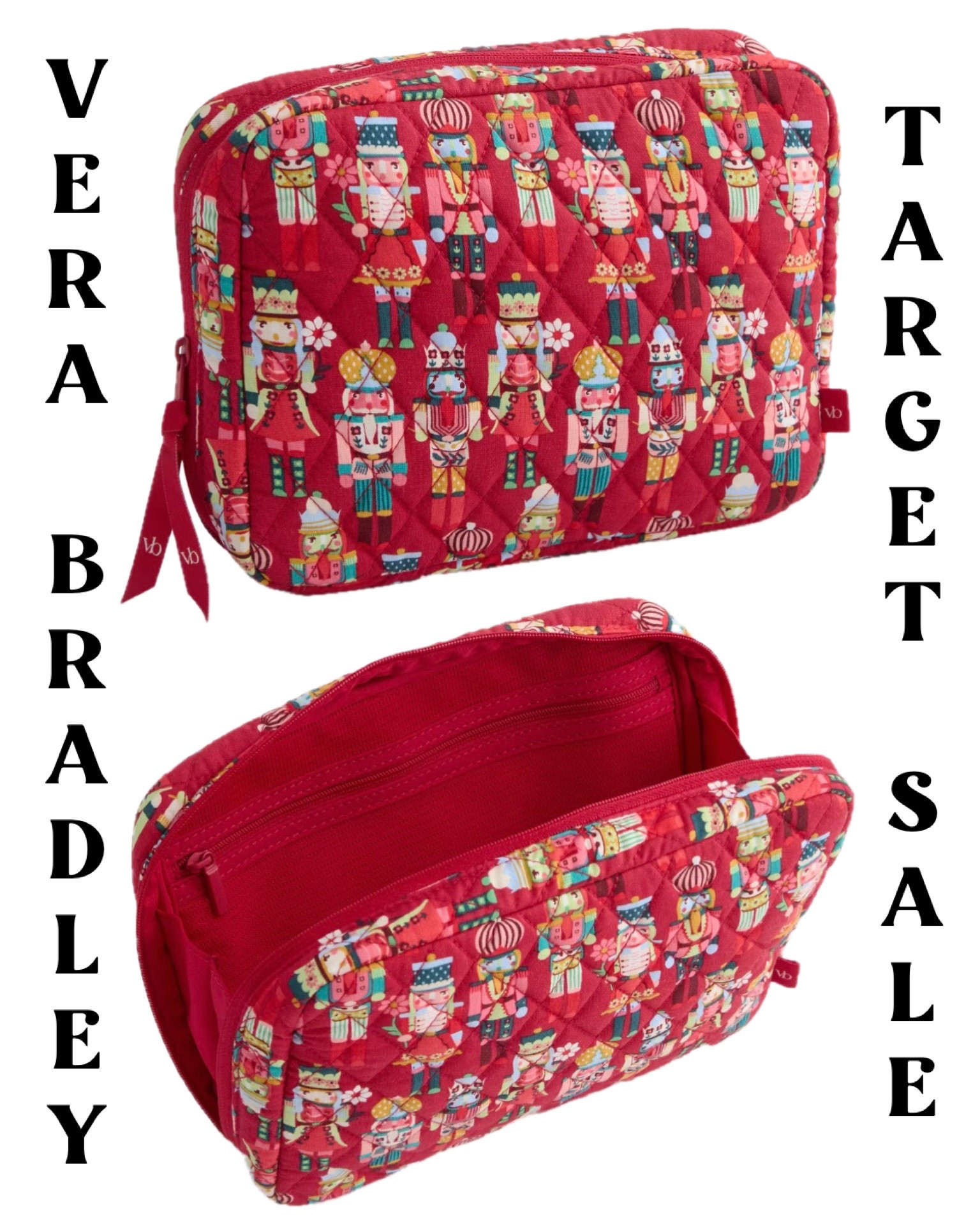 This adorable new Nutcracker Vera Bradley Organizer just hit Target’s website 🎯 , and it’s on flash sale for only $14.99 - normally $45!! So cute, and they are several handy uses for this and fun ways to even gift it this holiday season, even full of favorite goodies!

#LTKSaleAlert #LTKSeasonal #LTKHome
