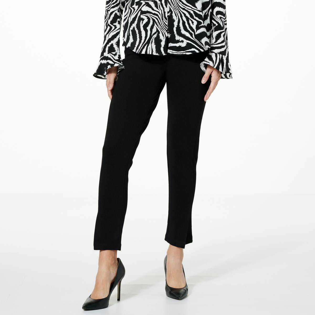 Jaclyn Smith Ponte Slim Pant  - 21789752 | HSN | HSN