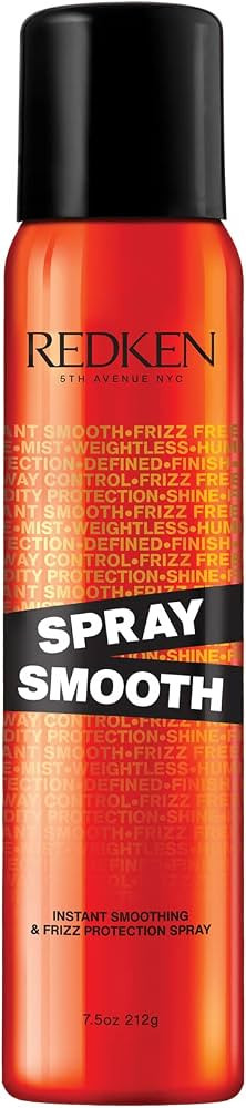 Redken Spray Smooth Anti Frizz Treatment Spray | Frizz Control and Heat Protectant for Hair | Ins... | Amazon (US)