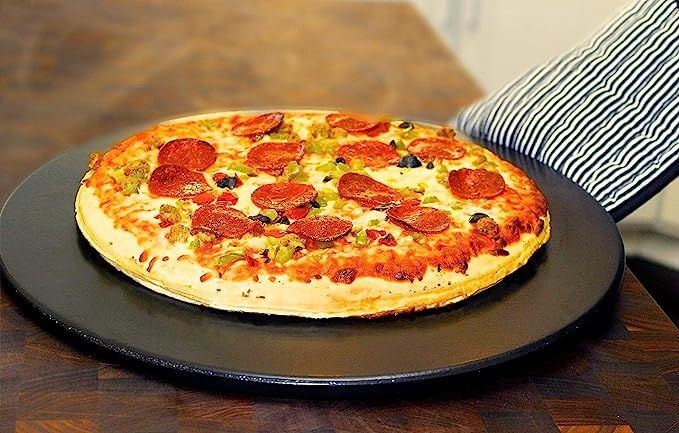Heritage Pizza Stone, 15 inch Ceramic Baking Stones for Oven Use - Non-Stick, No Stain Pan & Cutt... | Amazon (US)