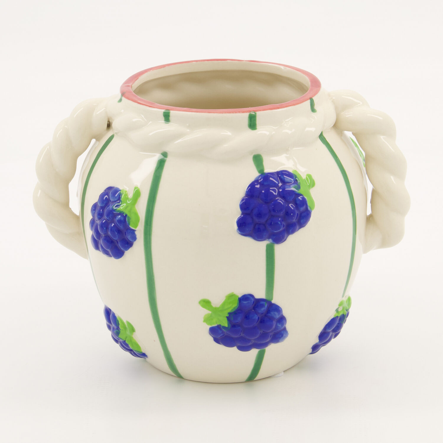 Cream Blueberries Planter 14x18cm | TK Maxx