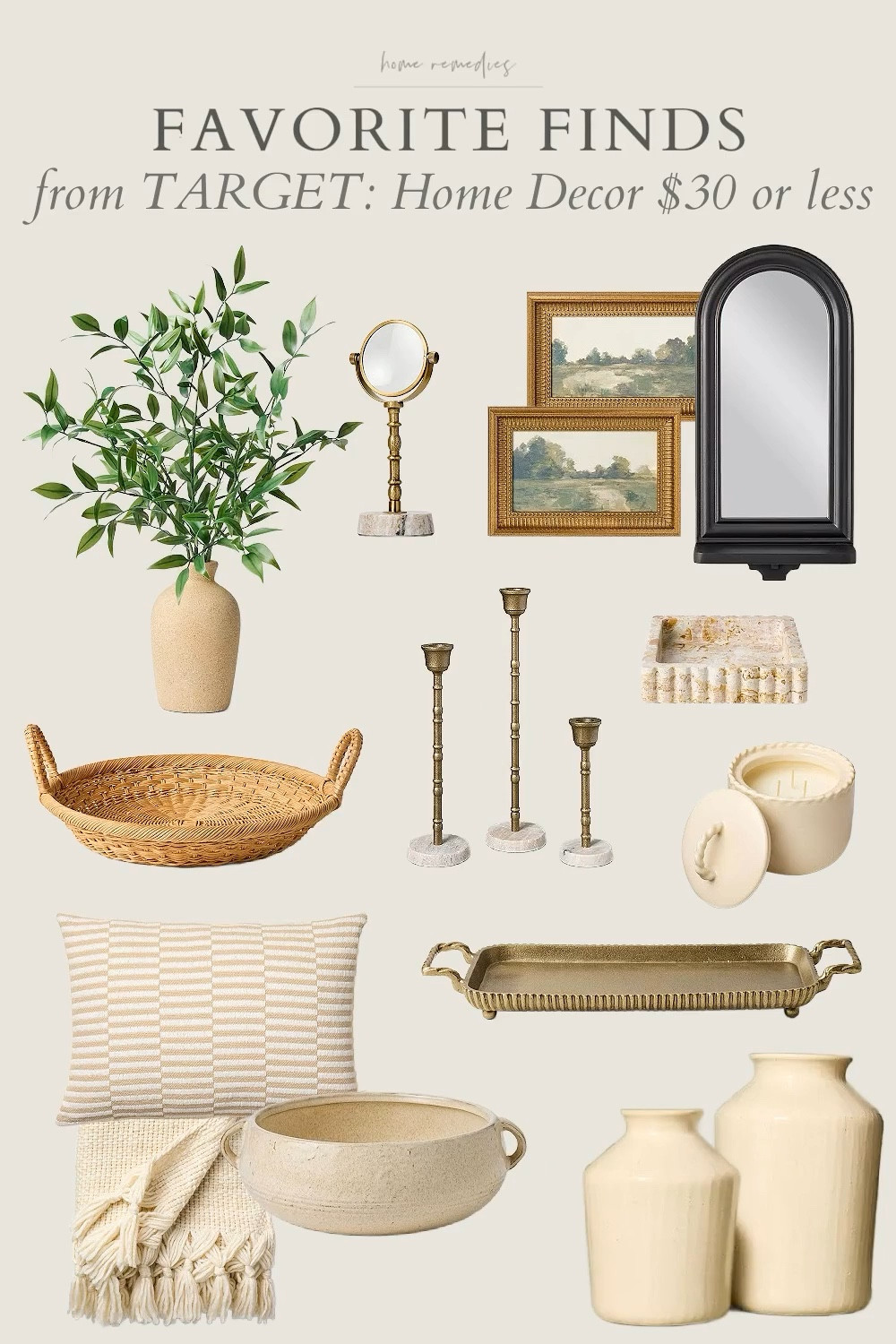 I collected some of my favorite new home decor items from Target - priced at  $30 or less! Hearth & Hand, Studio McGee, Threshold, modern organic, cottage, spring decor, summer decor, home office, living room, family room, den, guest room, entryway, dining room, kitchen, home roundup

#LTKHome #LTKFindsUnder50 #LTKWatchNow