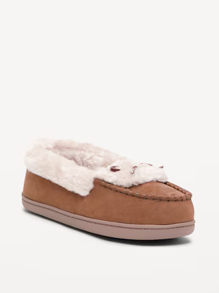 Cozy-Lined Moccasin Slippers for Women | Old Navy (US)