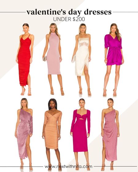 Valentine’s Day dresses under $200 with two day shipping! Valentine’s Day outfits, date night dresses, wedding guest dresses, pink dresses, midi dresses, cocktail dress 

#LTKstyletip #LTKSeasonal #LTKsalealert