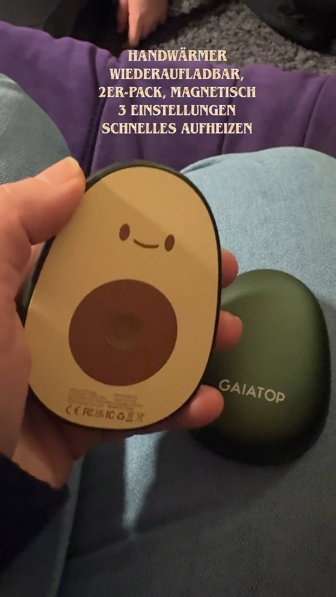 Handwärmer wiederaufladbar, 2er-Pack, magnetisch 3 Einstellungen schnelles Aufheizen, elektrischer tragbarer Taschenheizer

#LTKkids #LTKfamily #LTKgiftguide