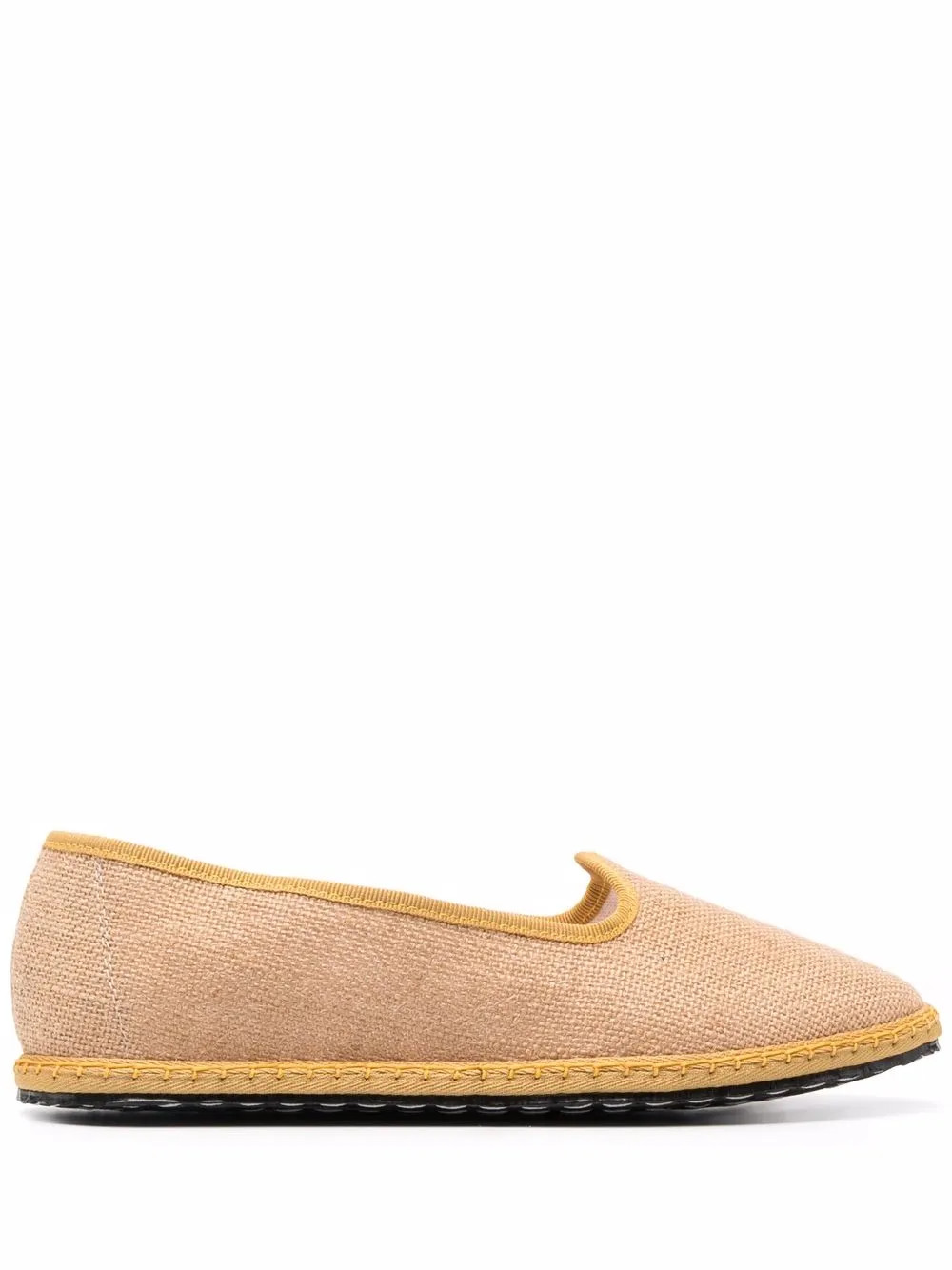 Vibi Venezia Loafer Mit Ripsband-Einfassung | Nude | FARFETCH | Farfetch Global