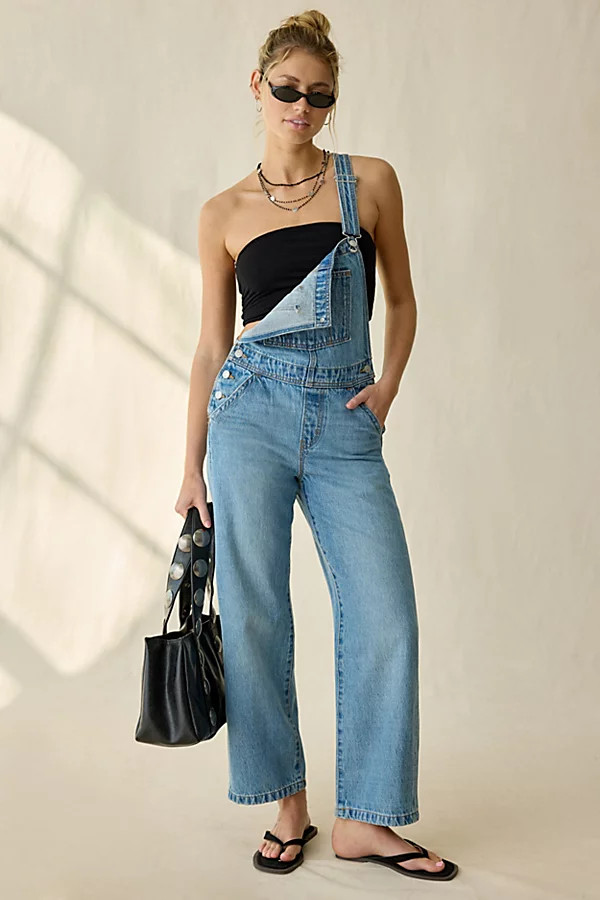 Levi's Full-Length Baggy Denim Overalls in Not The Same, Women's at Urban Outfitters | Urban Outfitters (US and RoW)