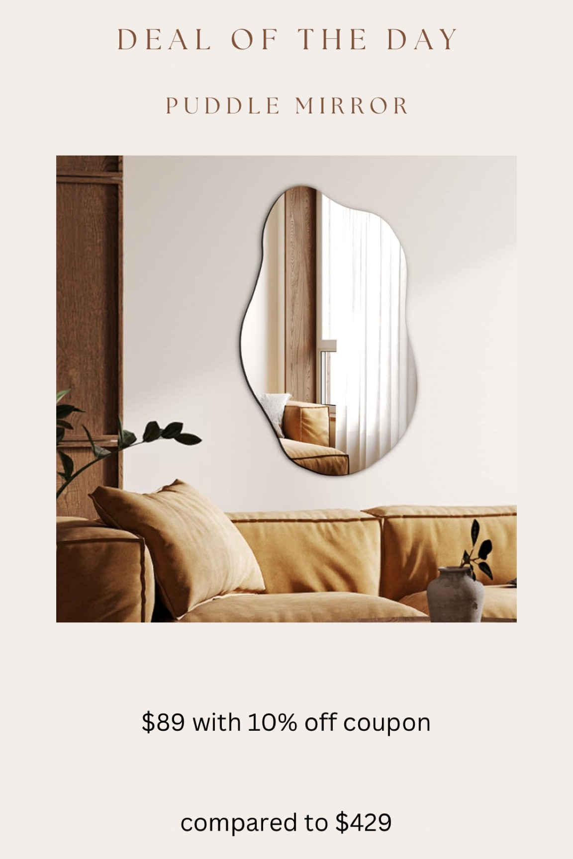 I love the puddle mirror trend! These are gorgeous used as wall decor, but I also love them in bathroom vanity mirrors for a super unique style too! 

#LTKsalealert #LTKhome