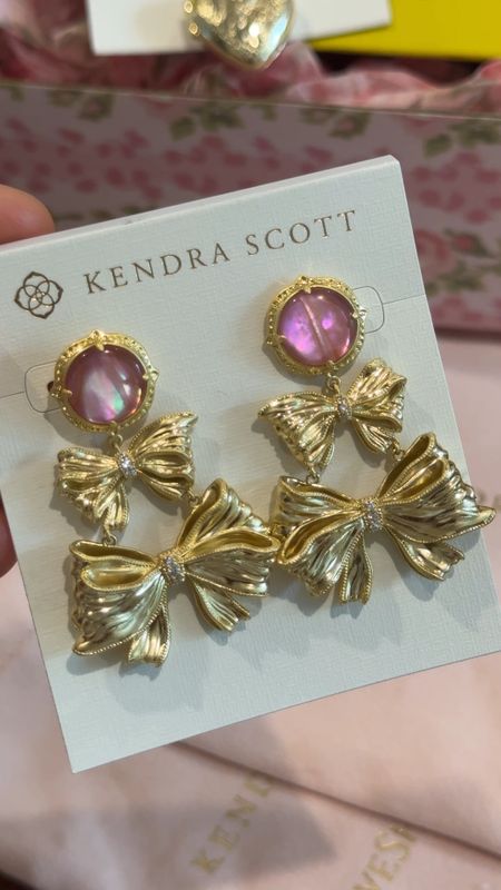 New Kendra Scott and Loveshackfancy jewelry collaboration is live! Love these statement drop earrings with bows - so gorgeous for a baby shower or bridal event! 

#LTKwedding #LTKSeasonal #LTKGiftGuide