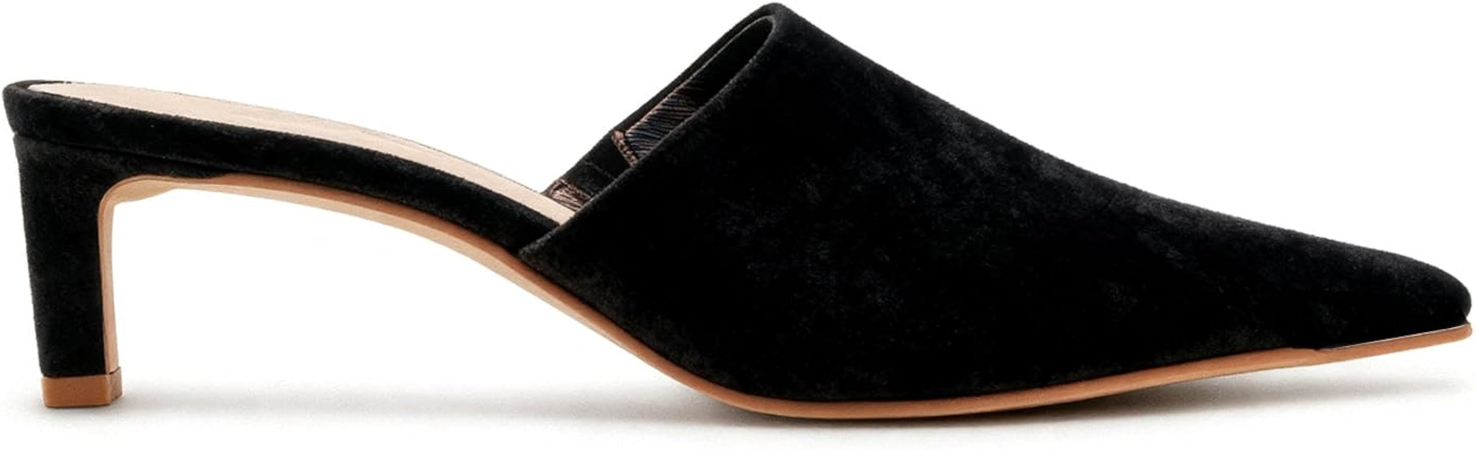 Kitten Heel Mules for Women Comfortable Slip On Mules Pumps Pointed Closed Toe Slides Wedding Par... | Amazon (US)