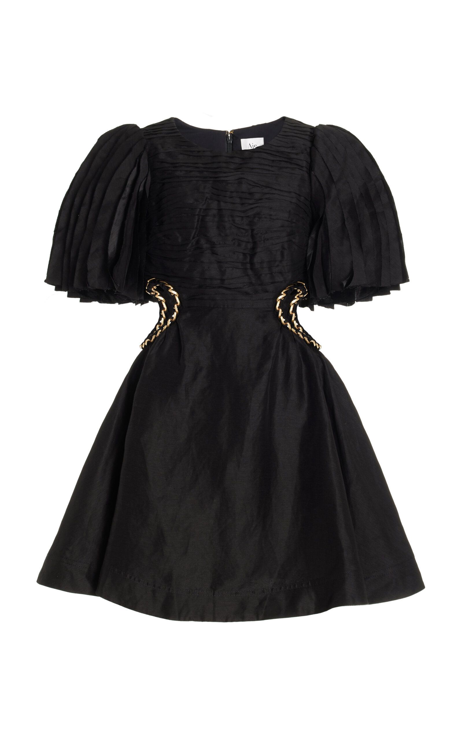 Monica Chainlink Linen-Blend Mini Dress | Moda Operandi (Global)