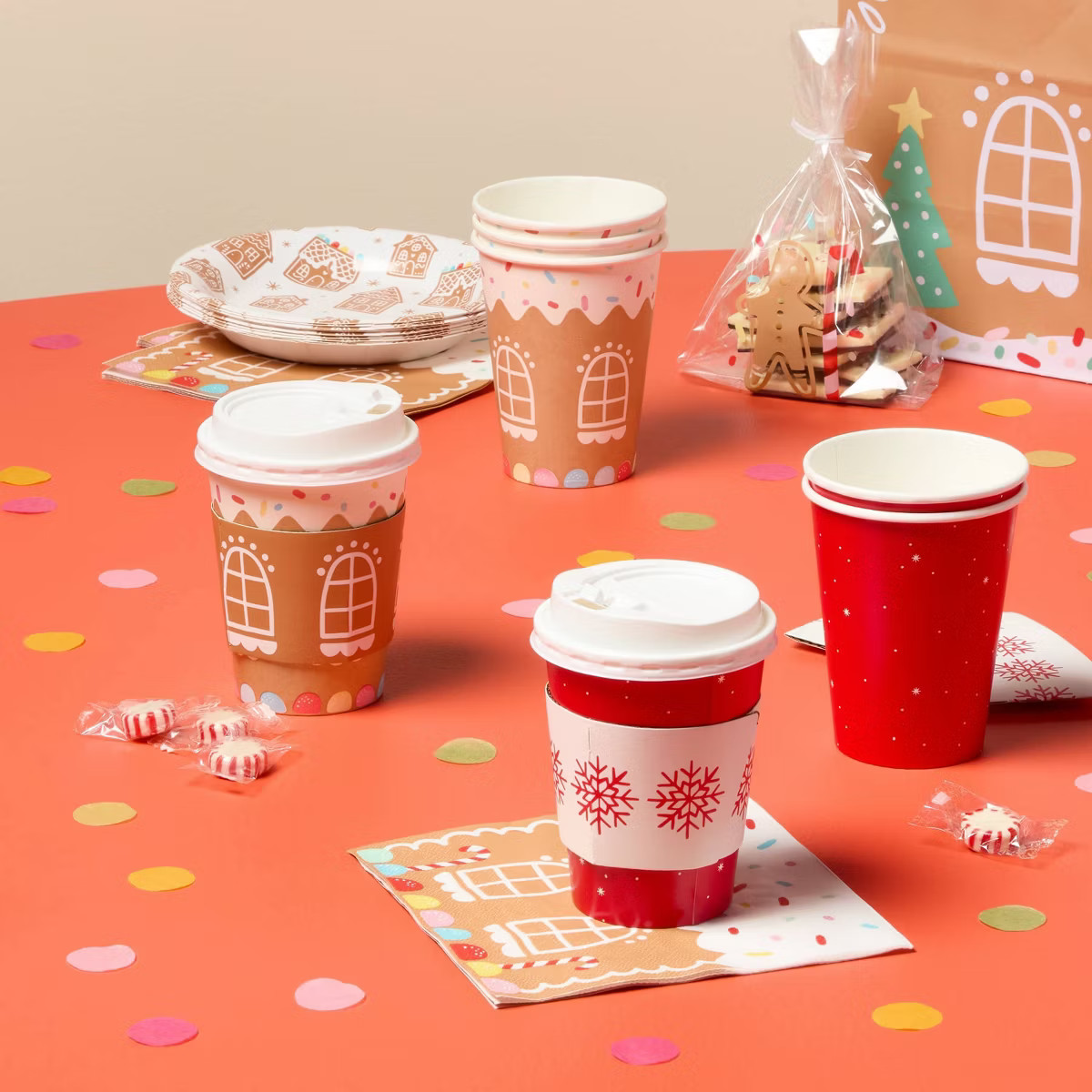 5ct Christmas Snowflake Beverage Cup - Spritz™ | Target