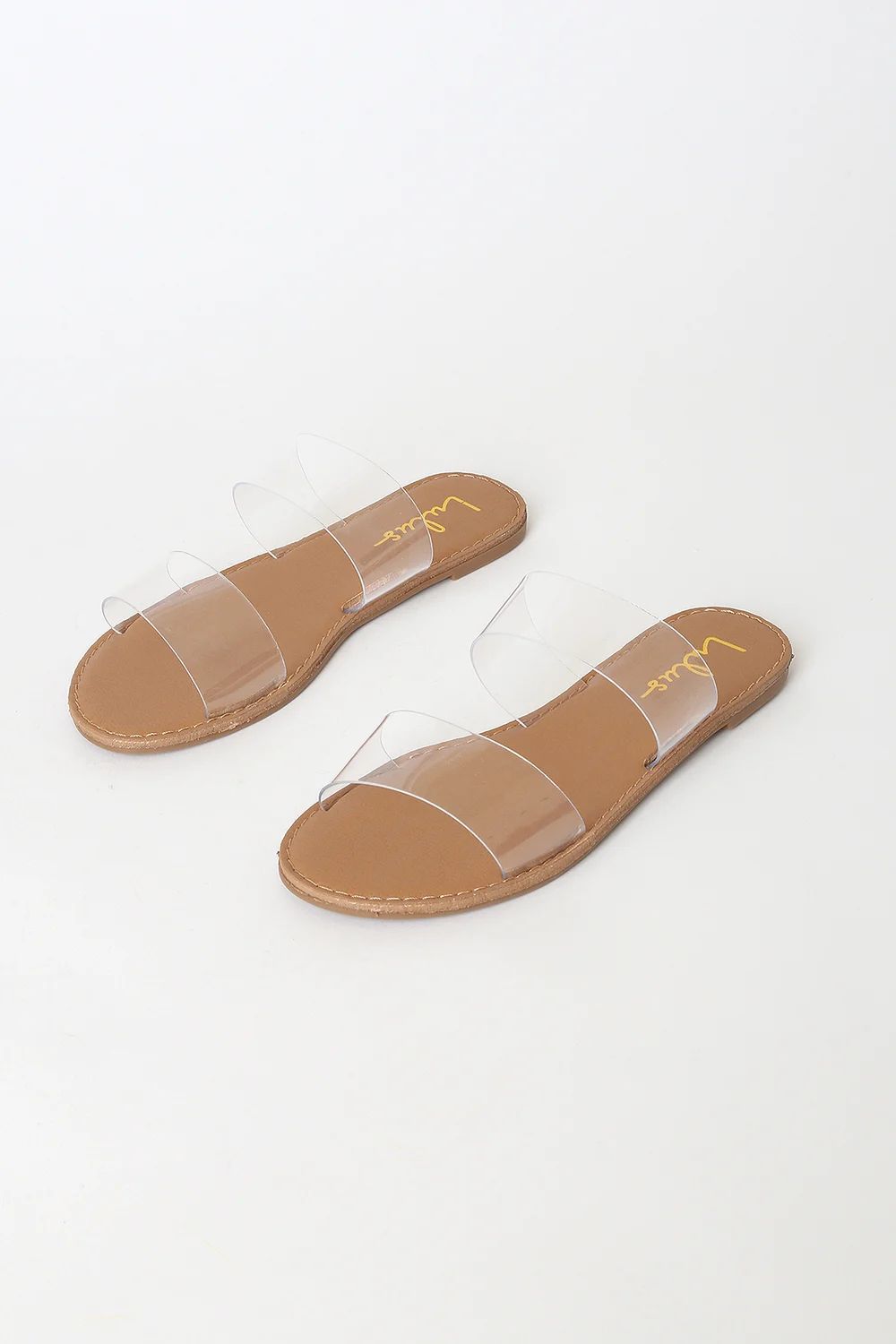 Time to Chill Clear Slide Sandals | Lulus (US)