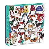 Galison Winter Dogs 500Pc Puzzle, Multicolor | Amazon (US)