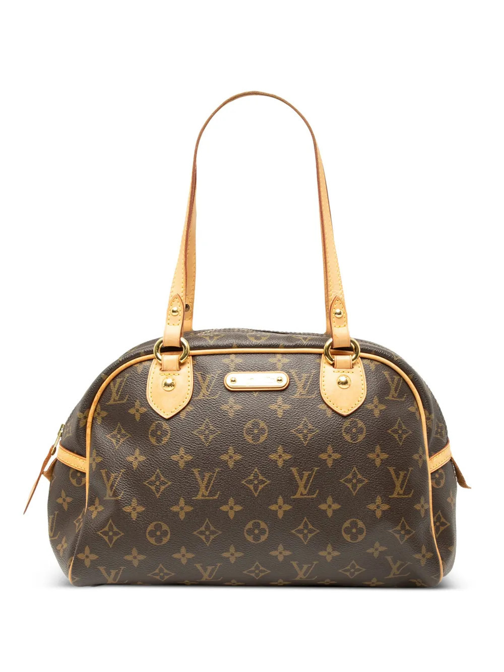 Louis Vuitton Pre-Owned 2008 Monogram Montorgueil PM handbag - Brown | Farfetch Global