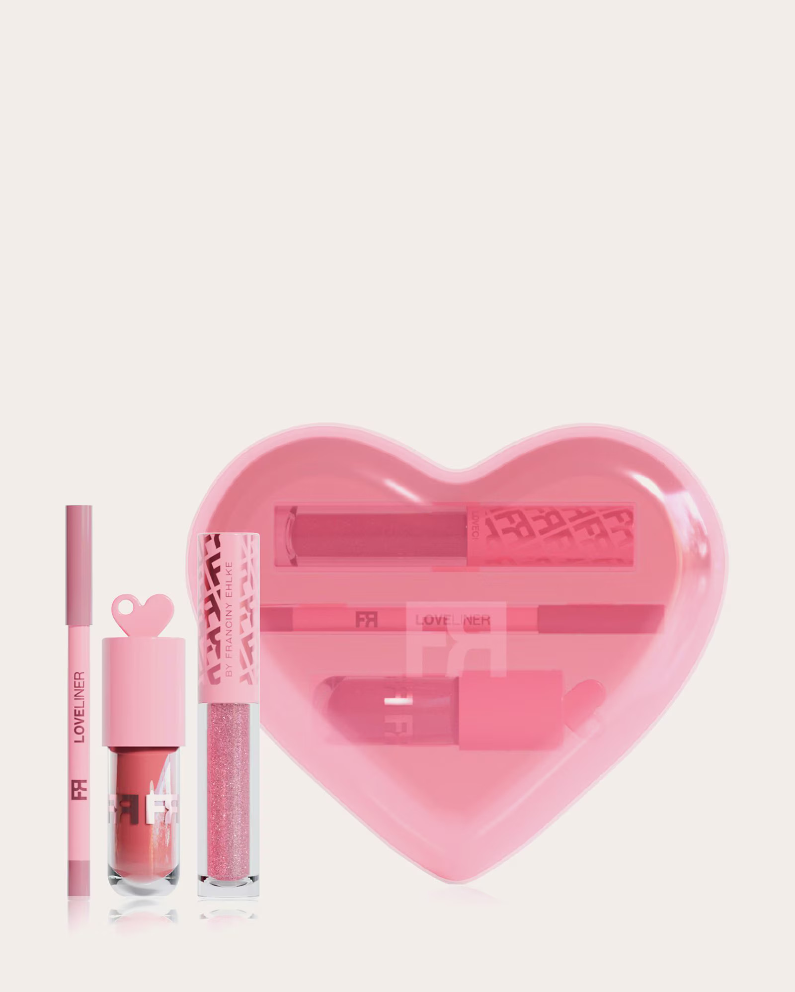 Kit gloss labial Lovechilli + lápis apontável Loveliner + gloss labial Liplove | Fran by Franci... | Riachuelo (BR)