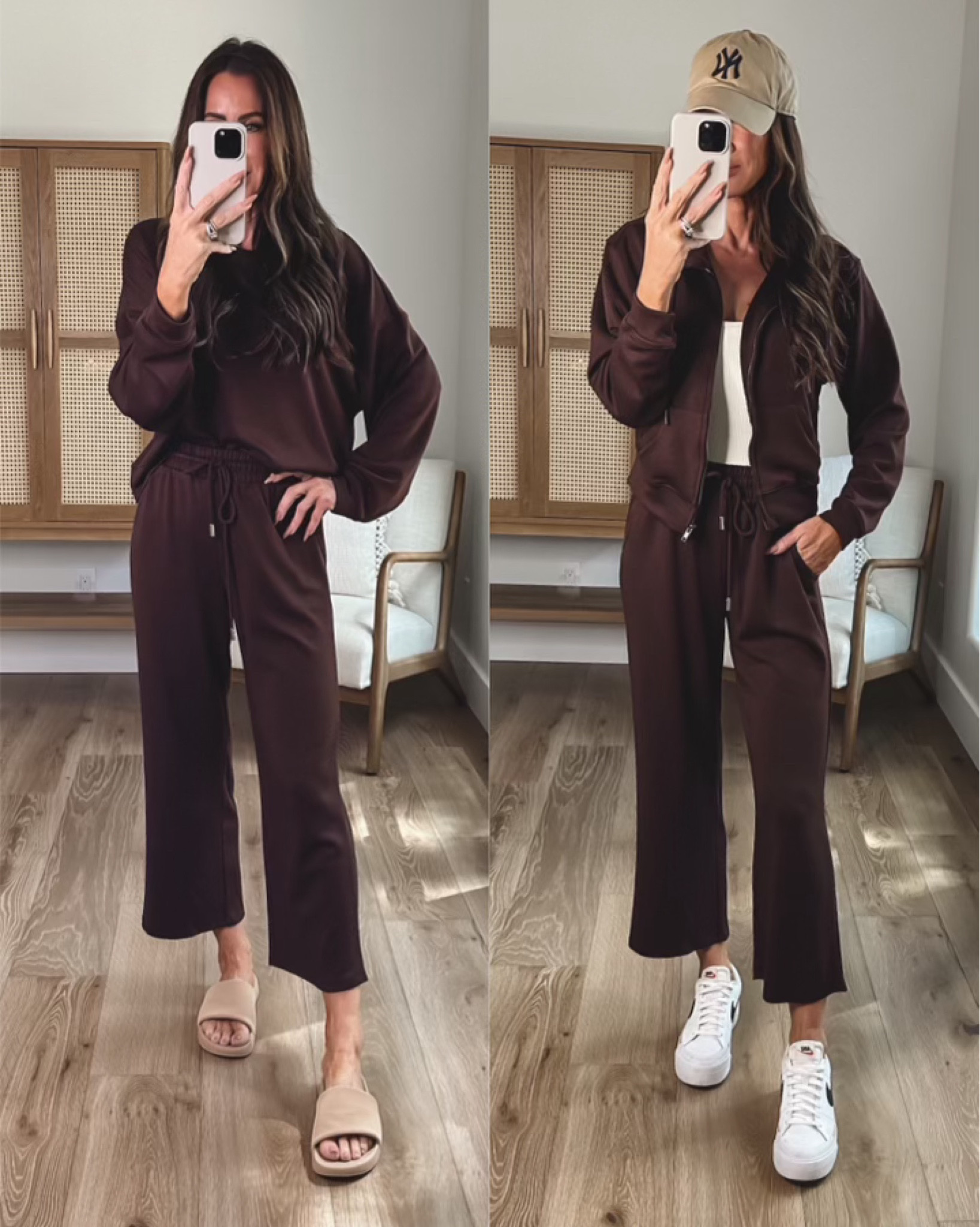 These viral sets from Walmart just launched new colors and a few new coordinating styles! Literally the softest fabric ever and reminds me of Spanx air essentials, but $30 and under! 
Xs in pants and medium in tops! 
You will want to live in these as well! 
Everyday outfit ideas from walmart 
Jogger sets cargo sets , cropped casual pants 



#LTKFindsUnder50 #LTKTravel #LTKStyleTip