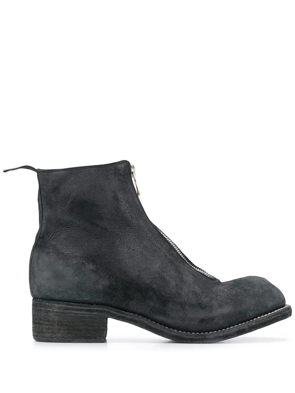 Guidi Front Zip Ankle Boots | Black | FARFETCH | Farfetch Global