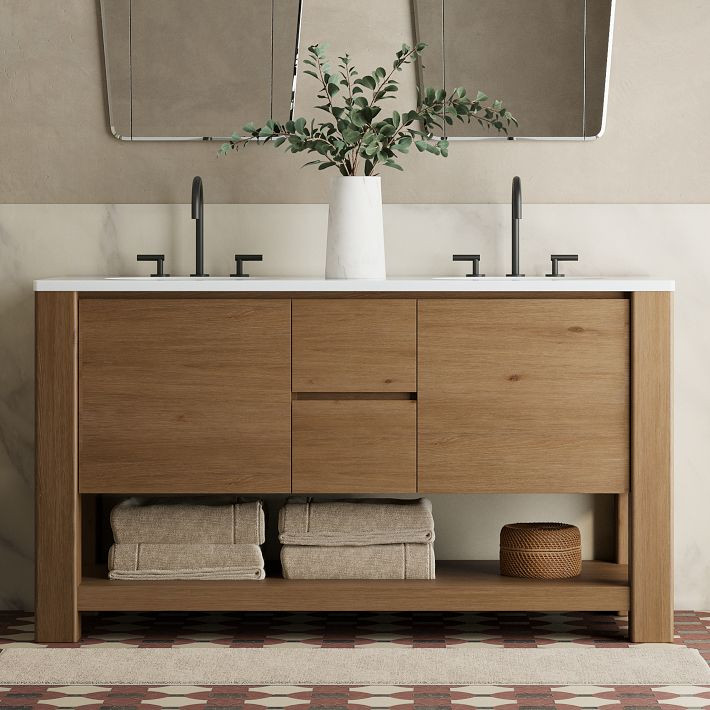 Graham Double Bathroom Vanity (60") | West Elm (US)