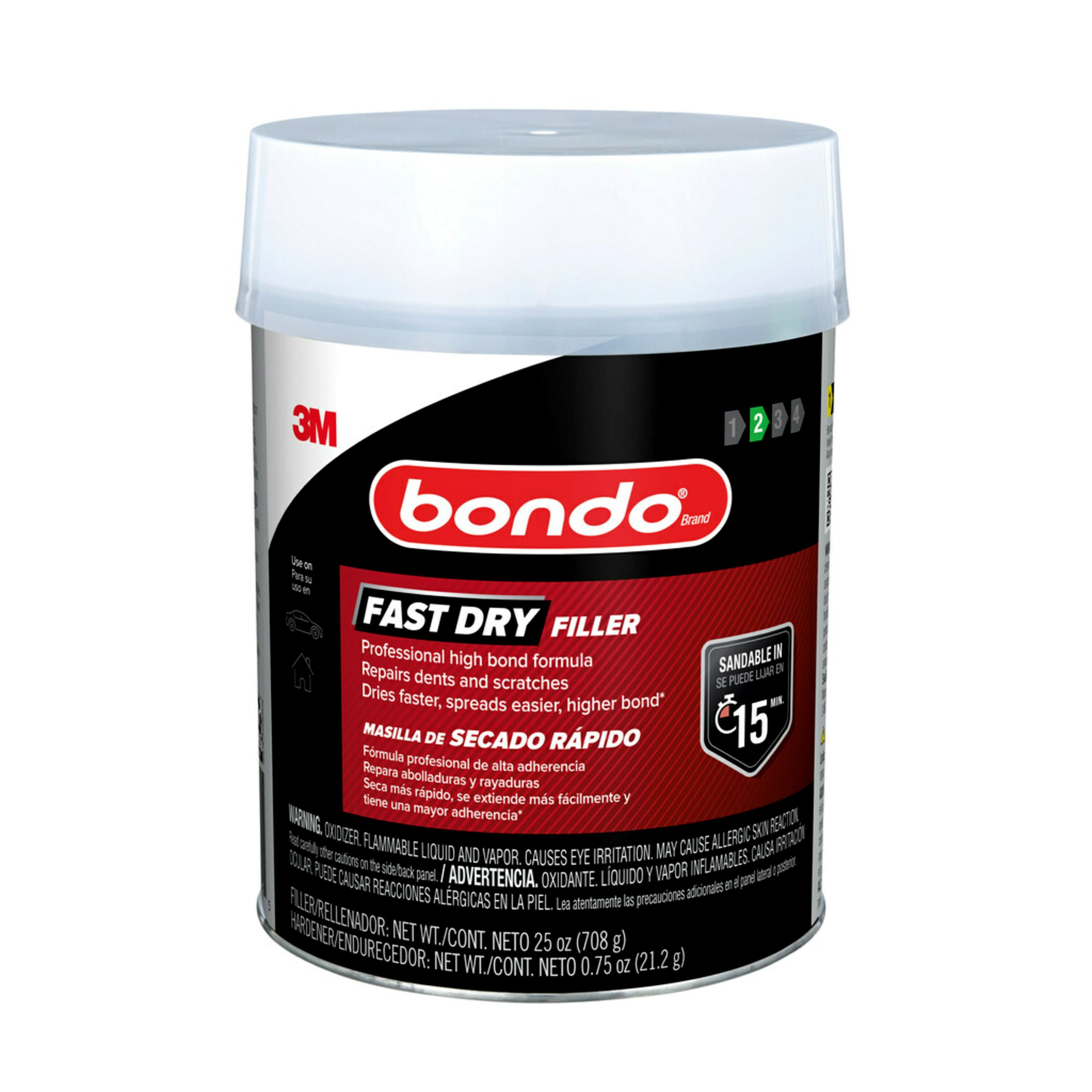Bondo Off-white Interior/Exterior All-purpose putty 25 Ounce(s) | FD-QT-ES | Lowe's